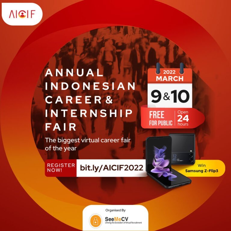 Cari Peluang di Annual Indonesian Career & Internship Fair 2022