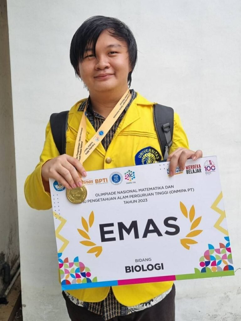 Perjalanan Emas Gregorius Tendi hingga ON-MIPA 2023